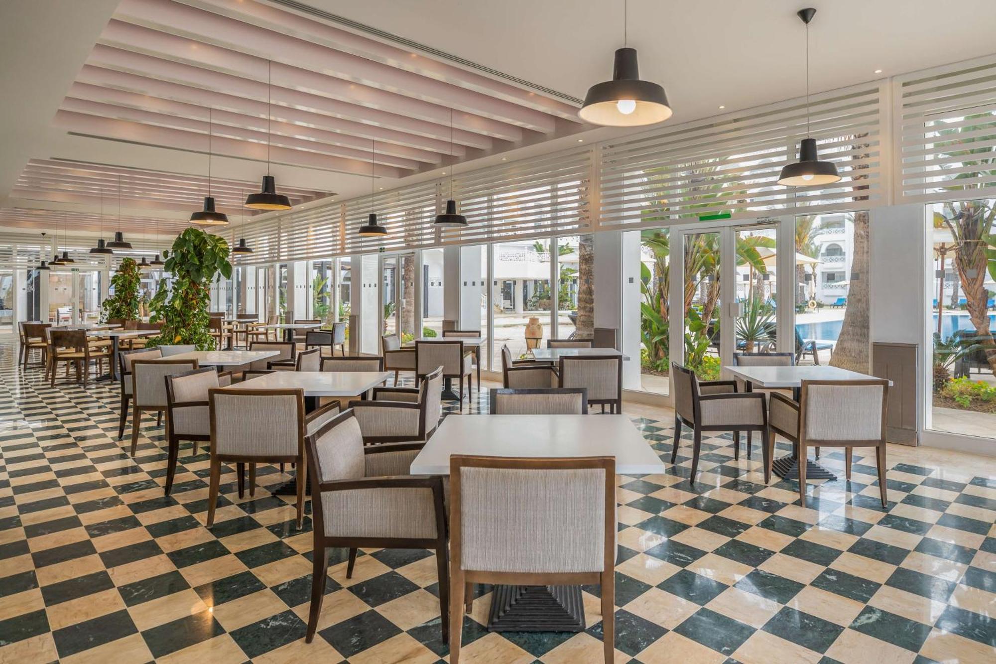 哈马迈特海水浴度假丽笙布鲁酒店 哈馬馬特 外观 照片 Restaurant